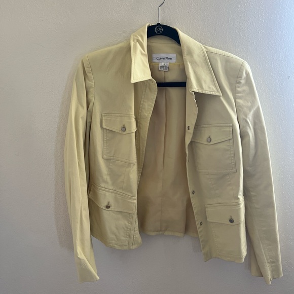 Butter Yellow Calvin Klein jacket - Picture 5 of 5